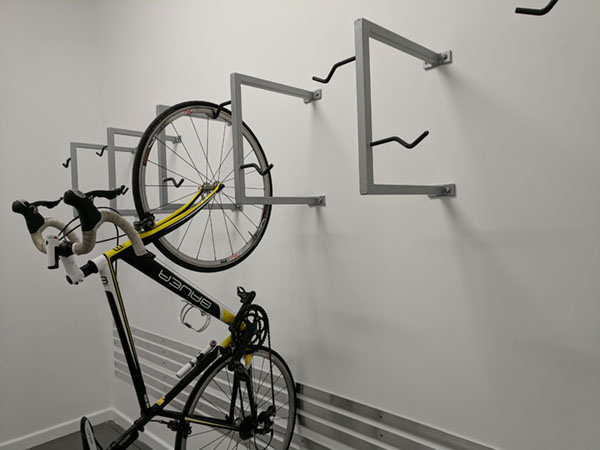 vertical bike rack