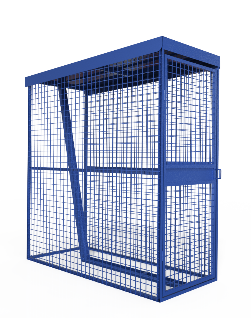 Modular Individual 1 Bike Cage - Closure Unit